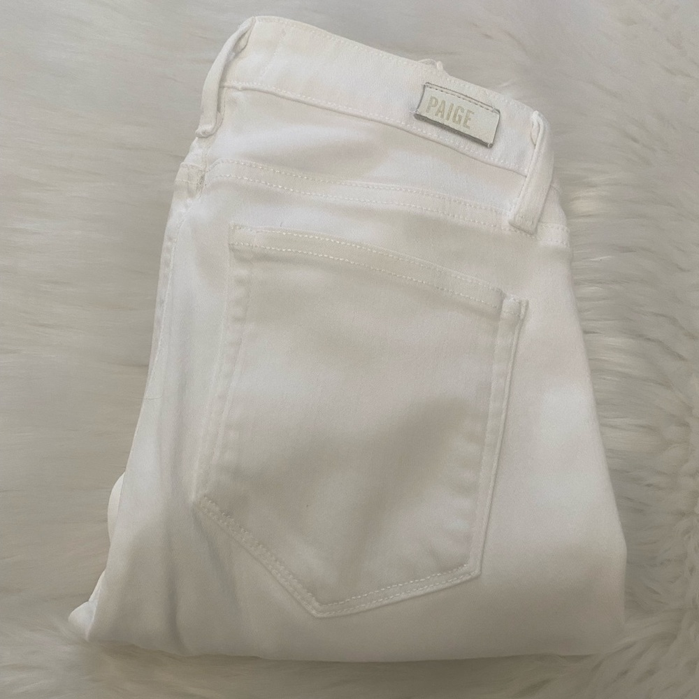 PAIGE Women's Classic White Jeans Sz 27